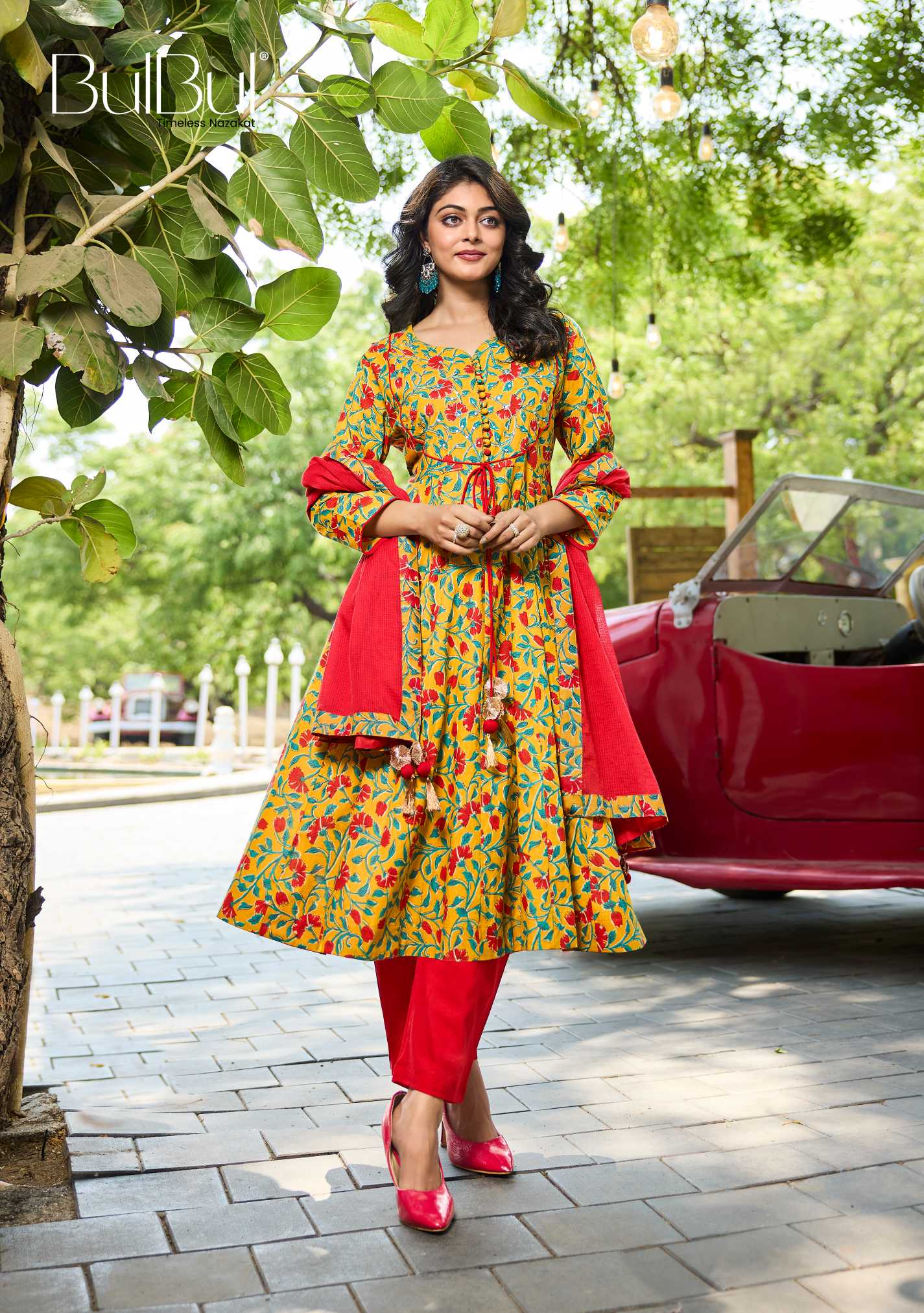 Anupama Mustard Kurta Set with Dupatta