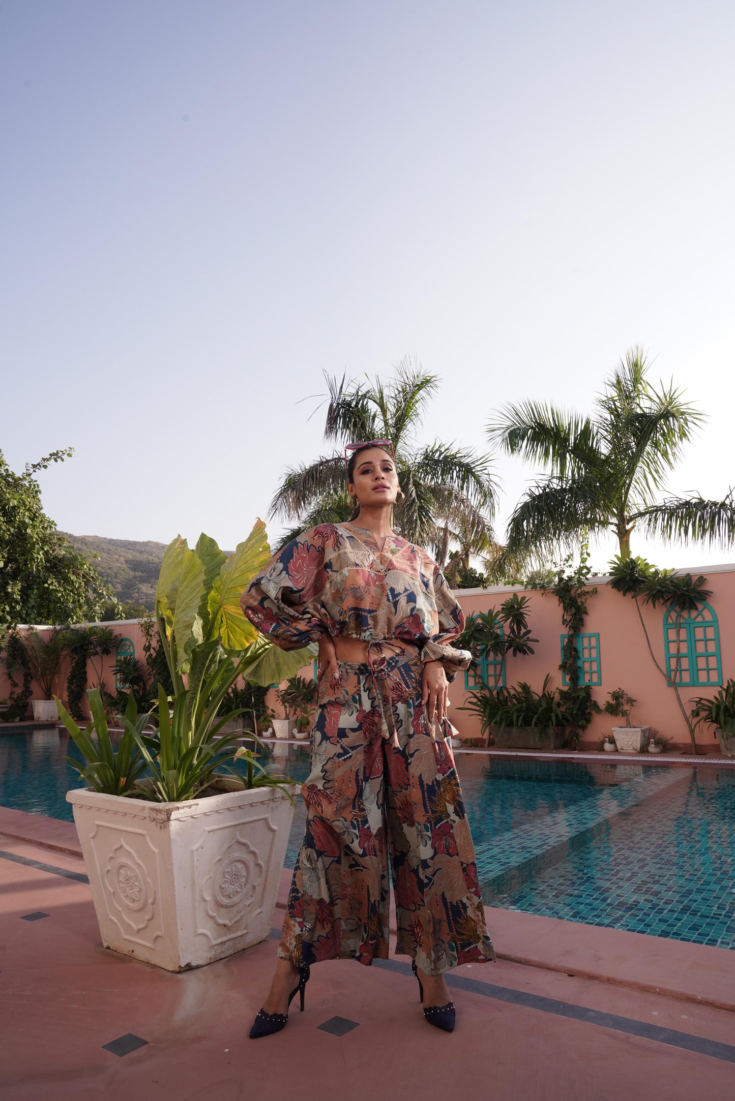 Anushree Blue Co-Ord Set