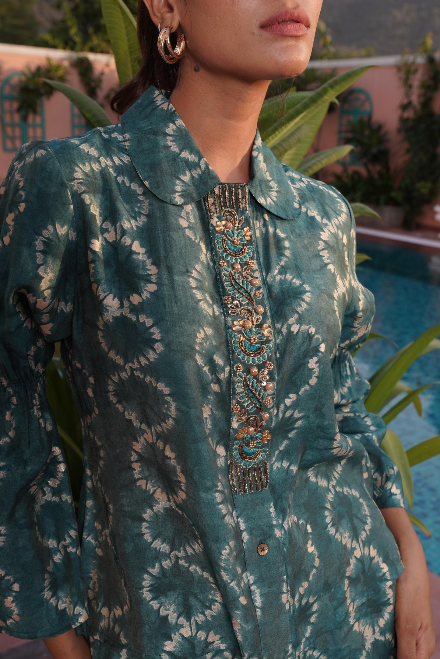 Aneri Teal Co-Ord Set