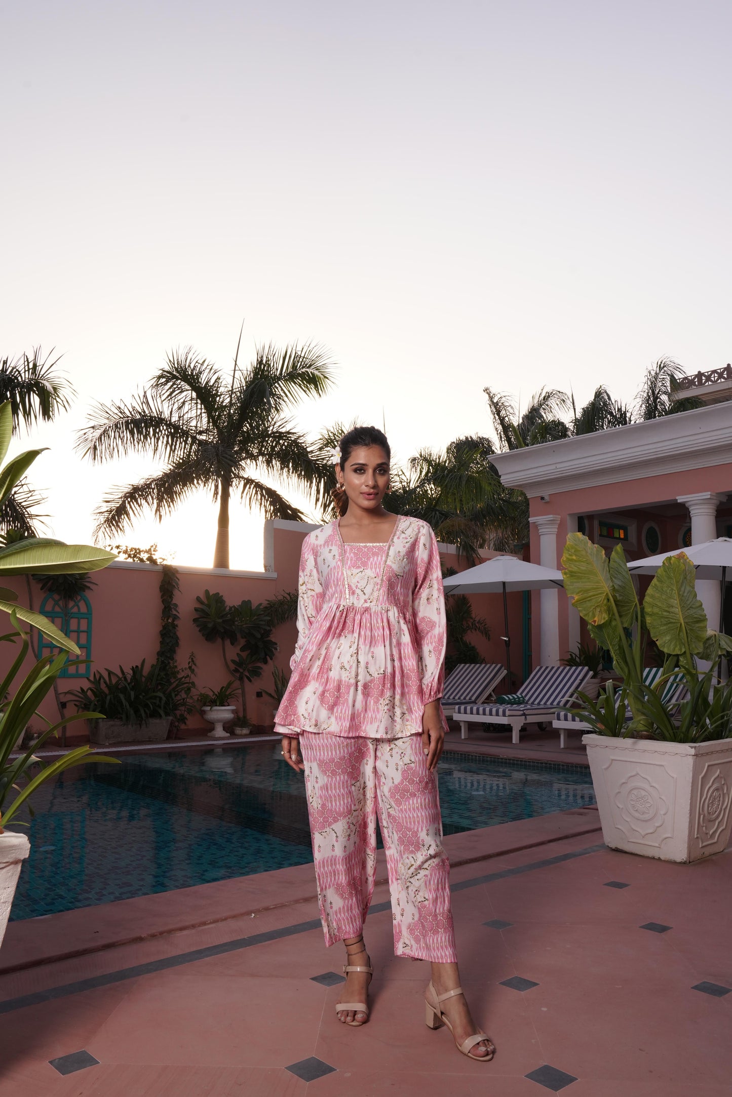 Dhriti Pink Co-Ord Set