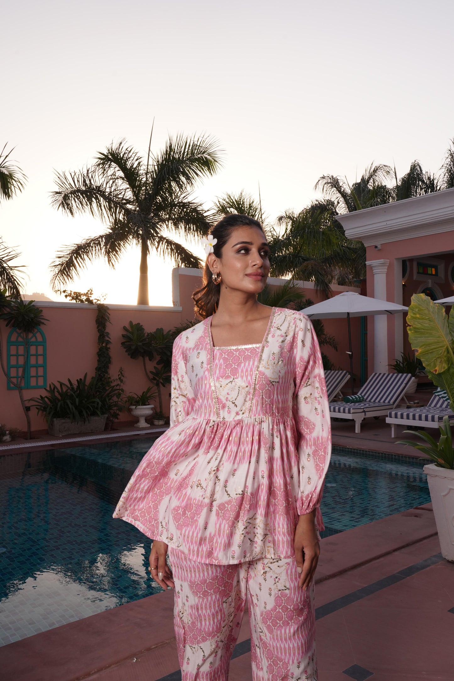 Dhriti Pink Co-Ord Set