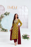 Alfina Yellow Kurta Set with Dupatta