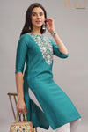 Dolly Teal Kurti