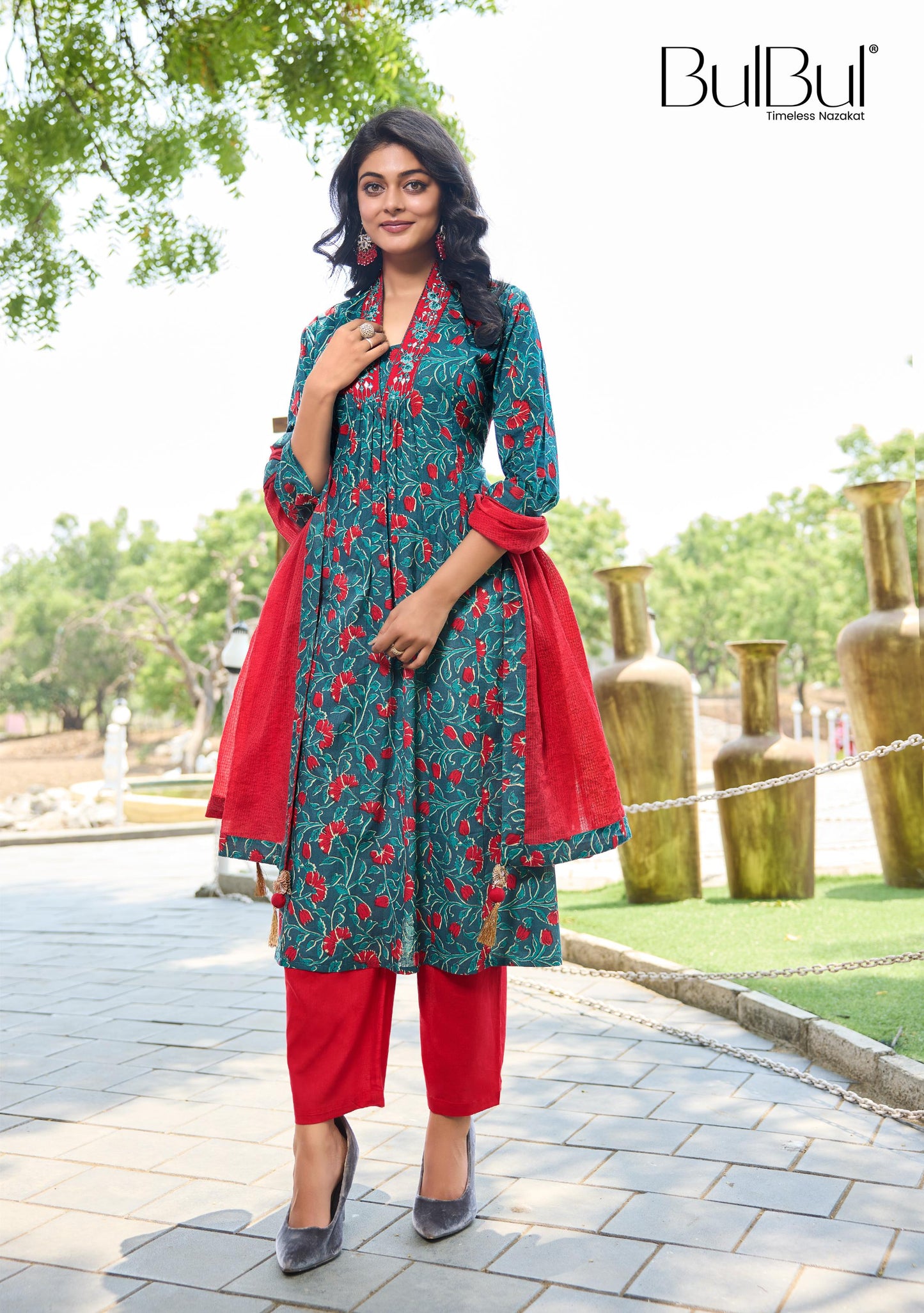 Anupriya Blue Kurta Set with Dupatta