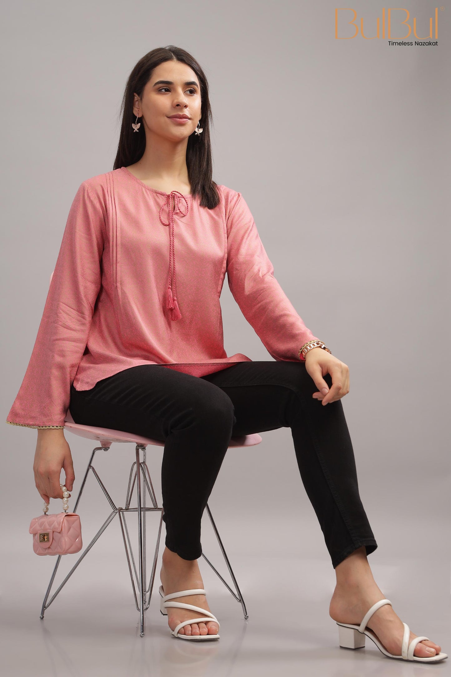 Nataliya Pink Rayon Top