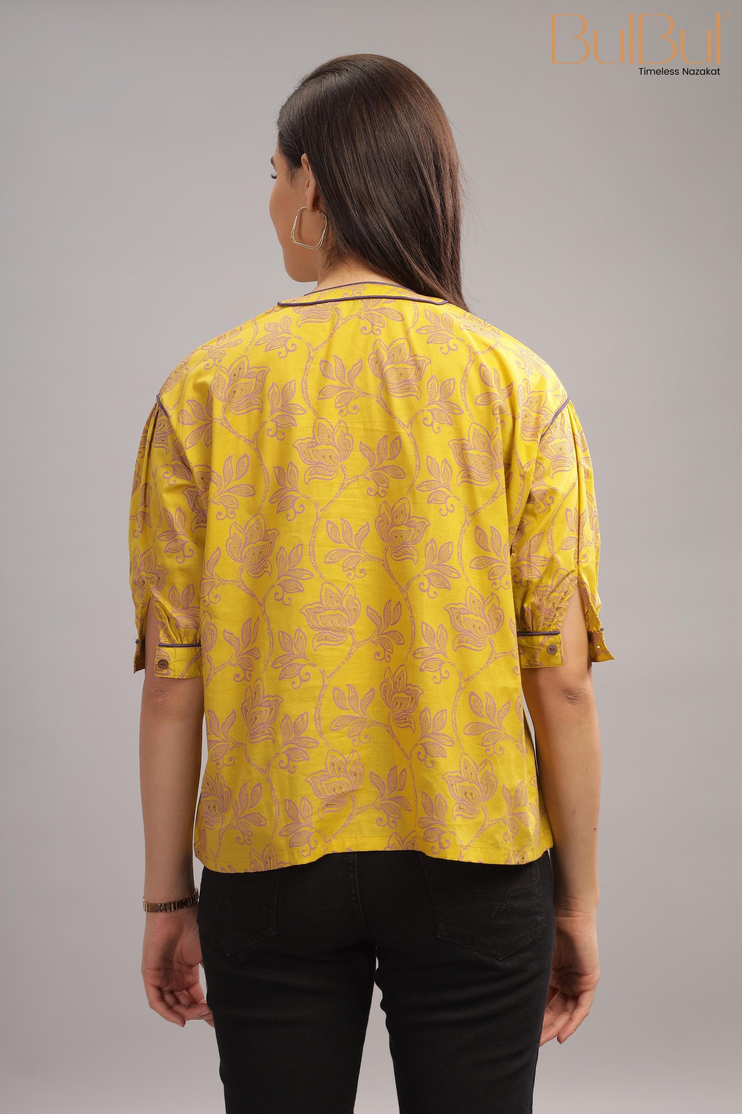 Mindy Mustard Top