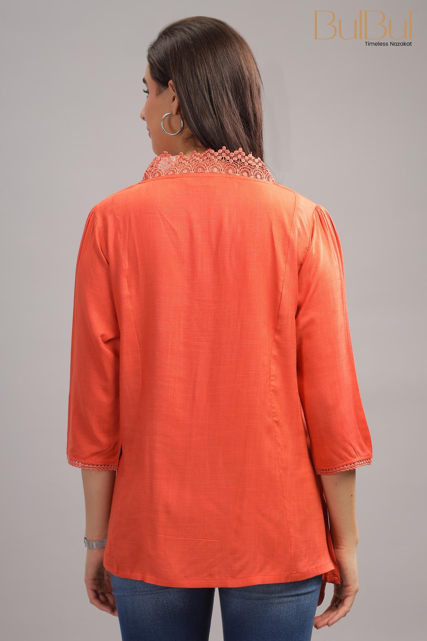 Katrina Coral Rayon Slub Tops