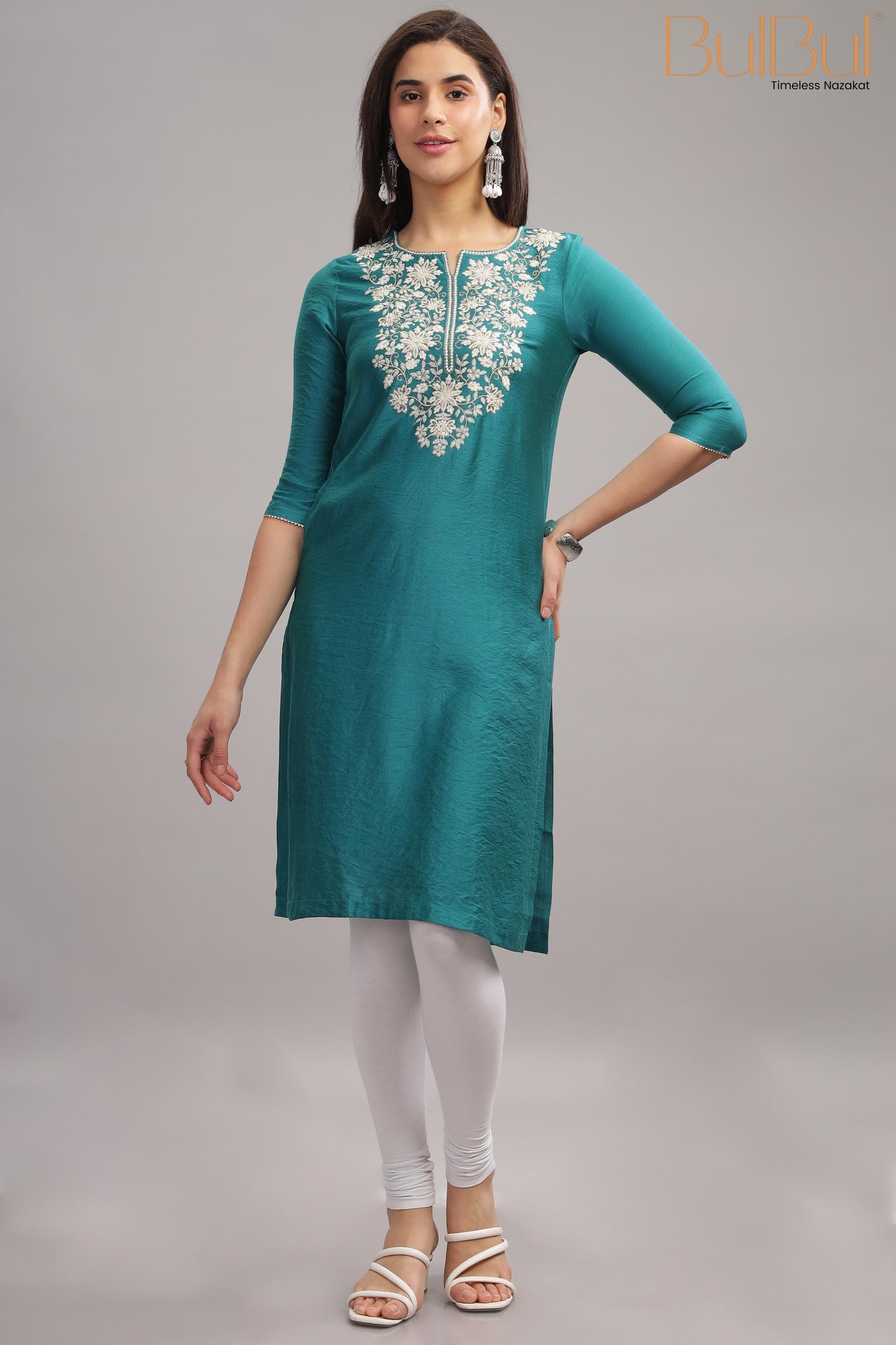 Dolly Teal Kurti