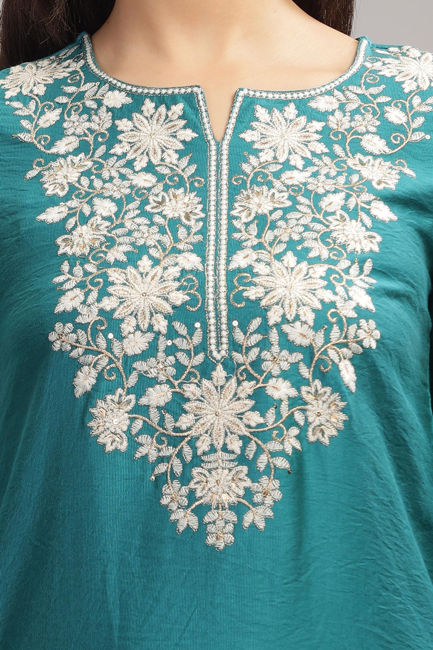 Dolly Teal Kurti