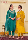 Praniti Mustard Kurta Set with Dupatta