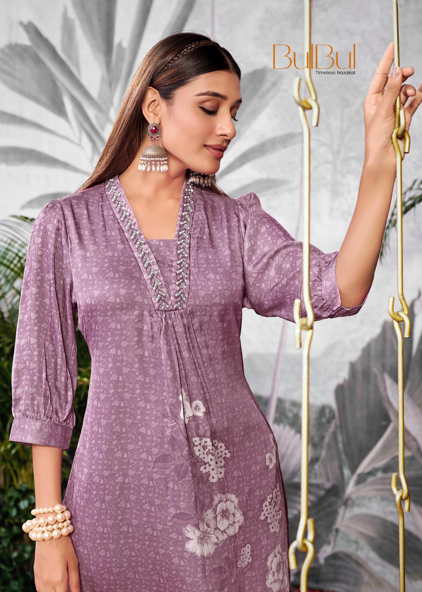 Reeva Lavender Kurta Set