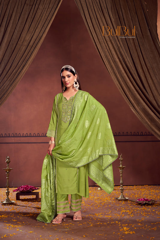 Nafisa Teal Kurta Set with Dupatta