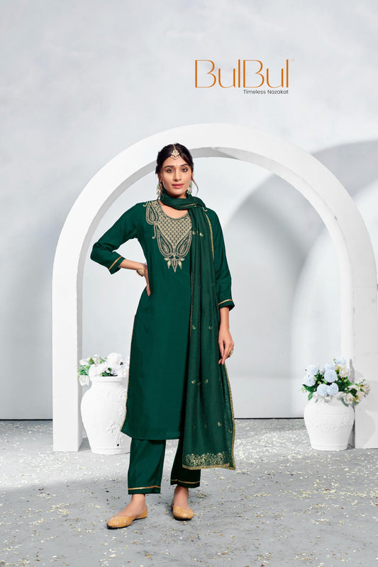 Gita Green Kurta Set with Dupatta