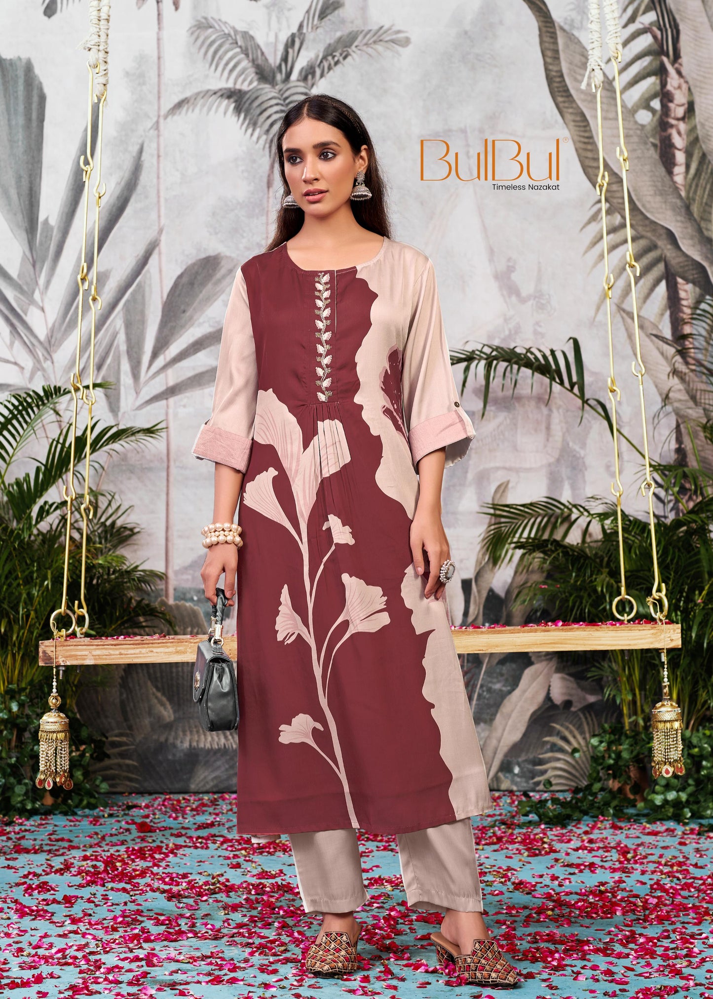 Arwa Brown Kurta Set