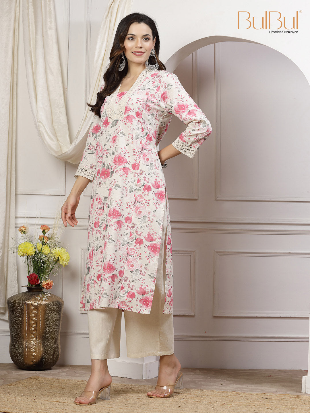 Fatima Pink Kurta Set