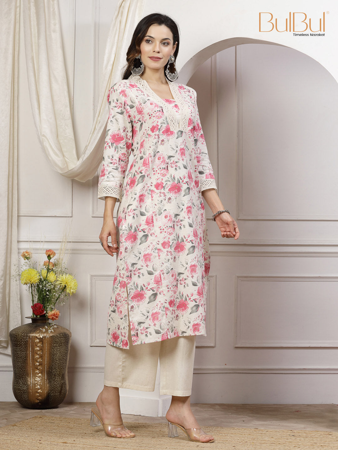 Fatima Pink Kurta Set