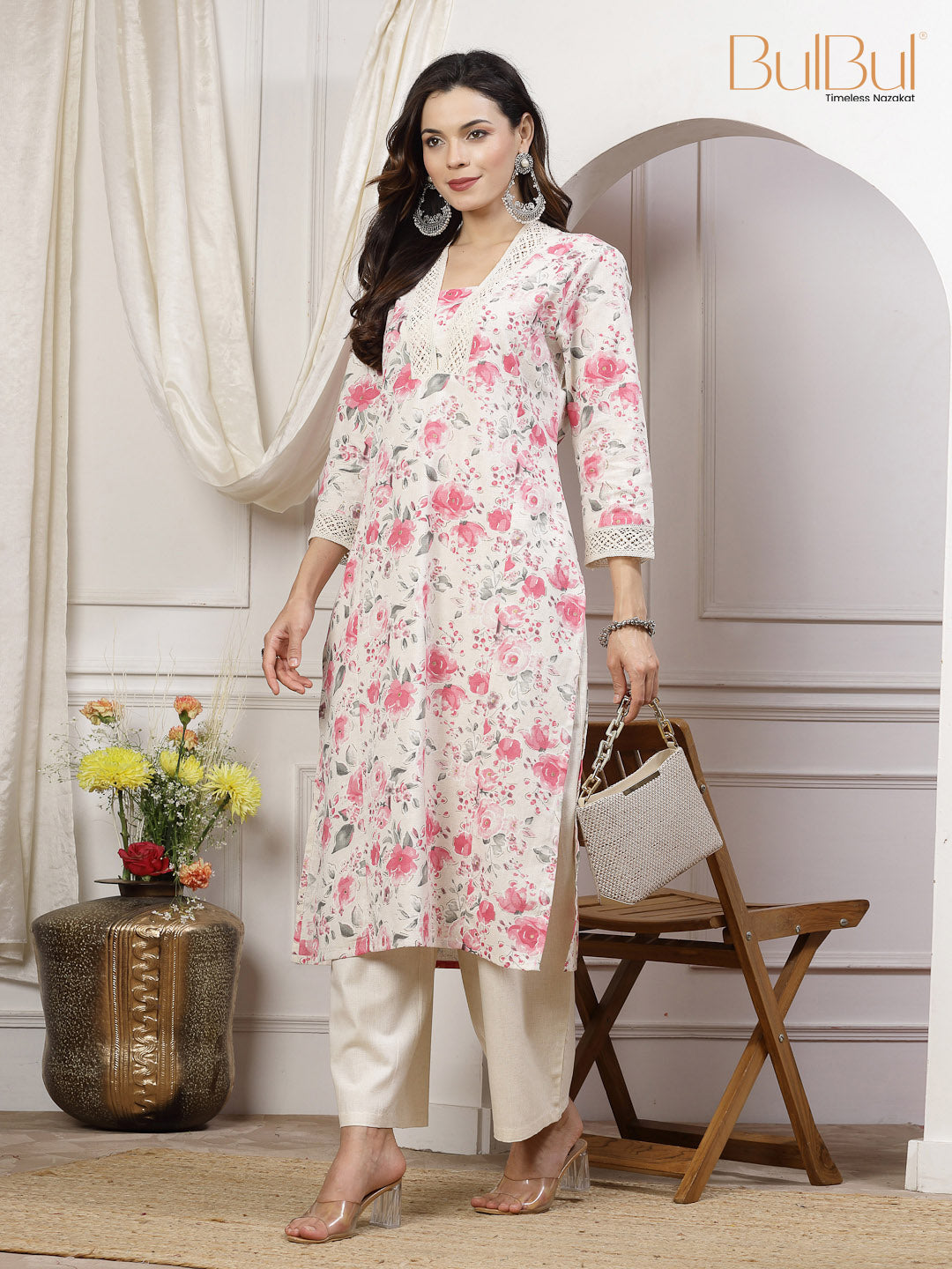 Fatima Pink Kurta Set