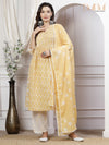 Sia Off White Kurta Set with Dupatta