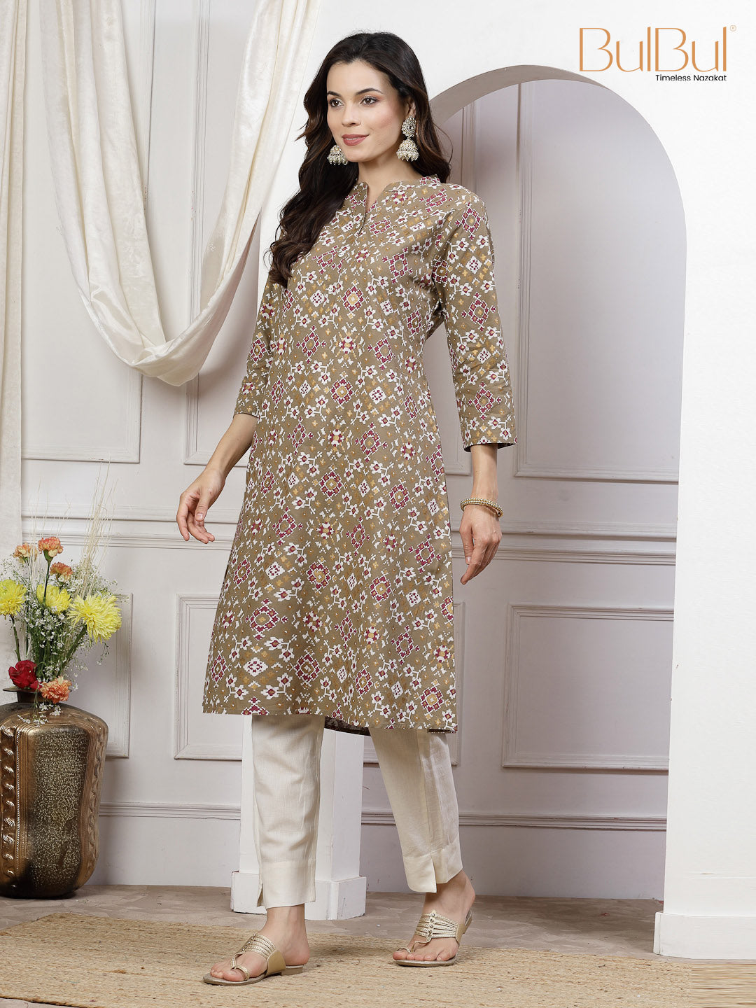 KANIZA Brown Kurti