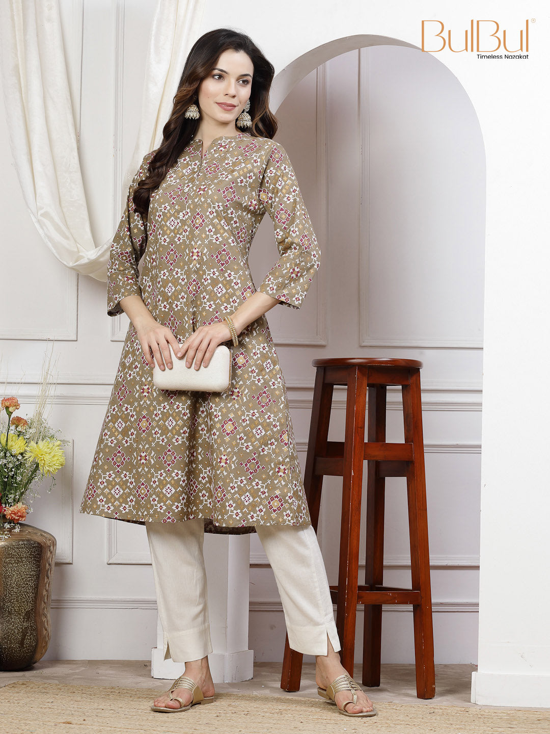 KANIZA Brown Kurti