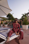 Aneri Maroon Co-Ord Set