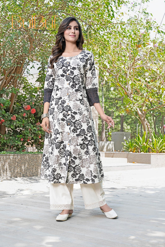 Kavita Grey Kurta Set