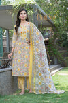 Fashionista Mustard Kurta Set with Dupatta