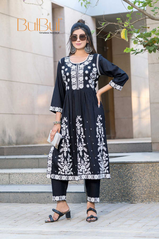 Arushi Black Kurta Set