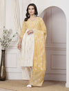 Nisha Off white Kurta Set with Dupatta