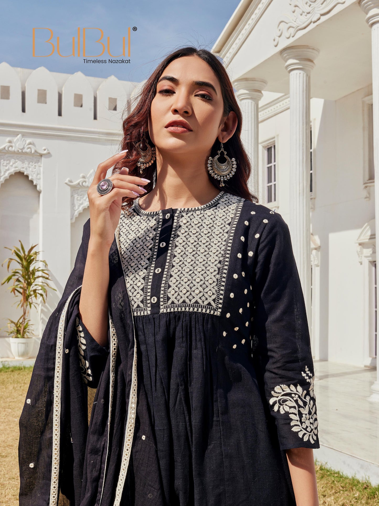 Abhilasha Black Kurta Set with Dupatta