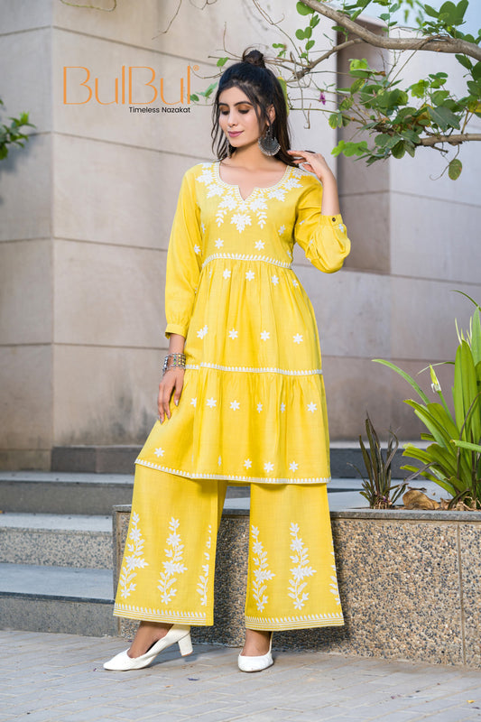 Dhawani Mustard Co-Ord Set